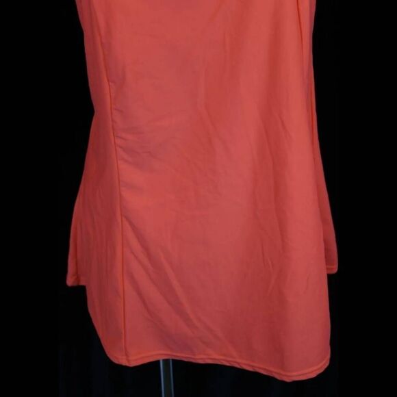 ROAMAN'S ORANGE/WHITE RETRO CLASSIC SWIMSUIT SWIM DRESS WOMENS SIZE 14W - Picture 5 of 8